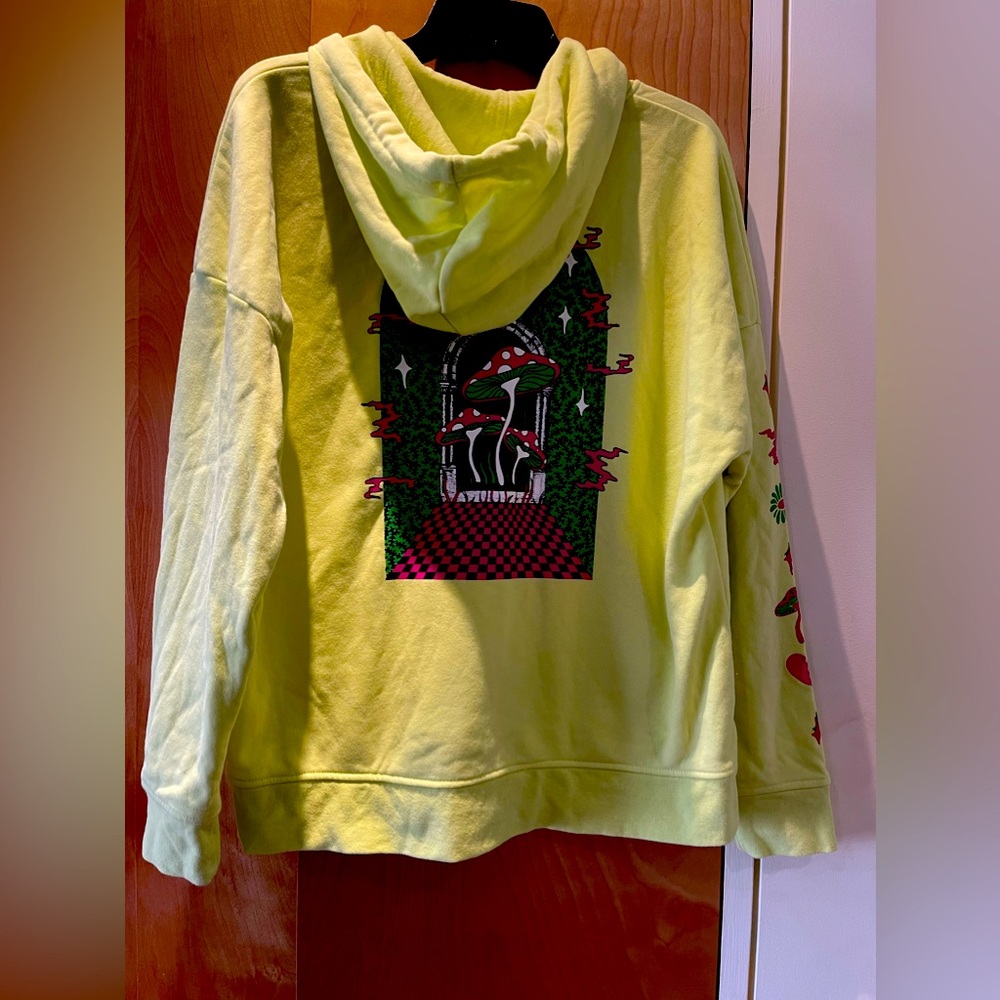 A-Lab Neon Green Hoodie Size L
